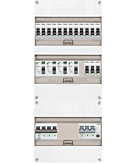 3F groepenkast 36M met 15 groepen+PV16-4P