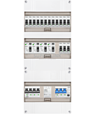 3F groepenkast 36M met 15 groepen+PV20-4P+BT