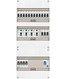3F groepenkast 36M met 15 groepen+PV20-2P