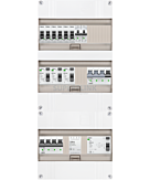 3F groepenkast 36M met 6 groepen+Kook+KR+BT