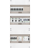 3F groepenkast 36M met 8 groepen+KR+PV16-2P+BT