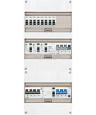 3F groepenkast 36M met 8 groepen+KR+PV20-4P+BT