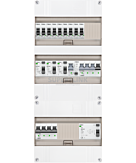 3F groepenkast 36M met 9 groepen+KR+PV16-2P