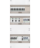 3F groepenkast 36M met 9 groepen+KR+PV16-4P