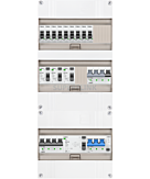 3F groepenkast 36M met 9 groepen+KR+PV20-4P