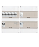1F groepenkast 48M met 10 aardlekautomaat+PV16-2P+BT