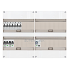 1F groepenkast 48M met 7 aardlekautomaat+AF+PV16-2P
