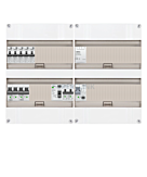 1F groepenkast 48M met 5 aardlekautomaat+Kook+AF+PV16-2P+BT