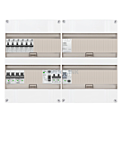 1F groepenkast 48M met 6 aardlekautomaat+Kook+AF+PV16-2P+BT