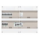 1F groepenkast 48M met 7 aardlekautomaat+Kook+AF+PV16-2P+BT