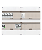 1F groepenkast 48M met 7 aardlekautomaat+Kook+BT