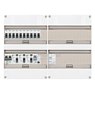 1F groepenkast 48M met 10 groepen+PV16-2P+BT