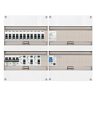 1F groepenkast 48M met 11 groepen+AF+PV20-2P+BT