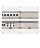 1F groepenkast 48M met 11 groepen+BT