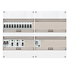 1F groepenkast 48M met 11 groepen+PV16-2P