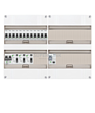 1F groepenkast 48M met 12 groepen+PV16-2P