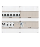 1F groepenkast 48M met 12 groepen+PV16-2P