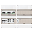 1F groepenkast 48M met 9 groepen+kook+AF+PV16-2P