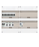 1F groepenkast 48M met 9 groepen+PV16-2P