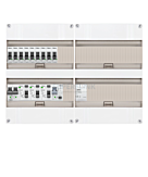 1F groepenkast 48M met 9 groepen+PV16-2P+BT