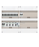 1F groepenkast 48M met 11 groepen+kook+PV16-2P