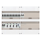 1F groepenkast 48M met 12 groepen+kook+PV16-2P