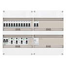 1F groepenkast 48M met 13 groepen+BT