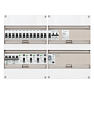 1F groepenkast 48M met 13 groepen+Kook+AF+PV16-2P+BT