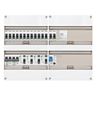 1F groepenkast 48M met 14 groepen+AF+PV20-2P+BT