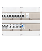 1F groepenkast 48M met 14 groepen+AF+PV20-2P+BT