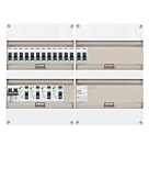 1F groepenkast 48M met 14 groepen+BT