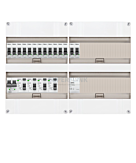 1F groepenkast 48M met 14 groepen+BT