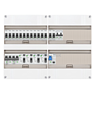 1F groepenkast 48M met 14 groepen+kook+AF+PV20-2P