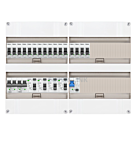 1F groepenkast 48M met 16 groepen+AF+PV20-2P