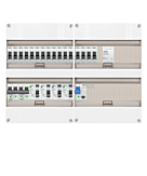 1F groepenkast 48M met 16 groepen+AF+PV20-2P+BT