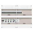 1F groepenkast 48M met 16 groepen+PV16-2P+BT