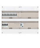 3F groepenkast 48M met 10 aardlekautomaat+PV16-2P