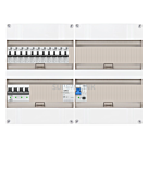 3F groepenkast 48M met 11 aardlekautomaat+PV20-2P+BT