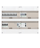 3F groepenkast 48M met 10 aardlekautomaat+KR+PV16-2P