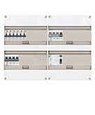 3F groepenkast 48M met 6 aardlekautomaat+Kook-4P