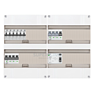 3F groepenkast 48M met 6 aardlekautomaat+Kook-4P