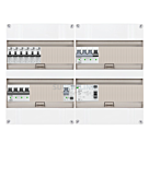 3F groepenkast 48M met 6 aardlekautomaat+KR+PV16-2P