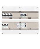 3F groepenkast 48M met 7 aardlekautomaat+KR+BT