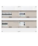 3F groepenkast 48M met 7 aardlekautomaat+KR