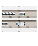 3F groepenkast 48M met 9 aardlekautomaat+KR+PV20-2P