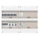 3F groepenkast 48M met 10 groepen+PV16-2P+BT