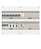 3F groepenkast 48M met 12 groepen+PV16-2P+BT