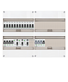 3F groepenkast 48M met 12 groepen+PV16-4P