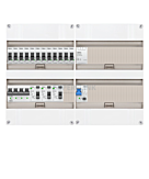 3F groepenkast 48M met 12 groepen+PV20-2P+BT