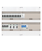 3F groepenkast 48M met 12 groepen+PV20-4P+BT